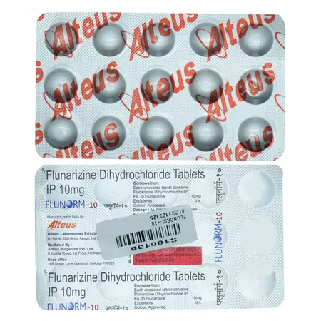 Flunorm-10 Tablet 15's