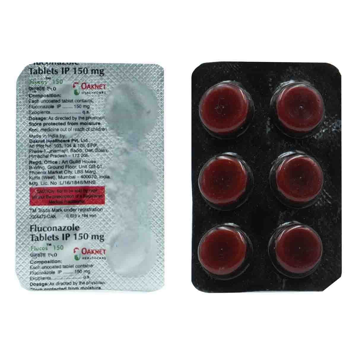 Flucos 150 Tablet 6's, Pack of 6 TabletS Flucos 150 Tablet 6's, Pack of 6 TabletS