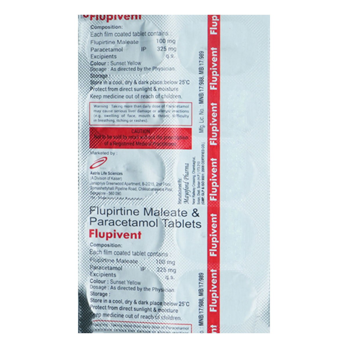 Buy Flupivent Tablet 10's Online