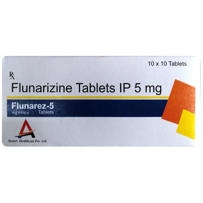 Flunarez-5 Tablet 10's, Pack of 10 TABLETS