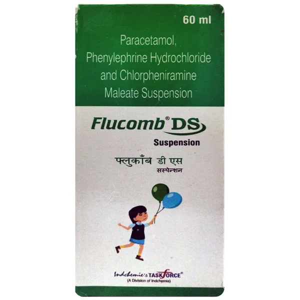 Flucomb DS Paediatric Suspension 60 ml