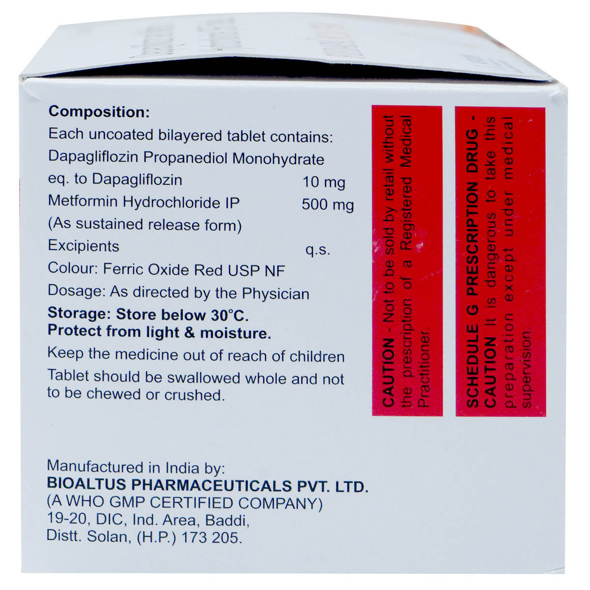 Flydapa M 10 mg/500 mg Tablet 10's, Pack of 10 TabletS Flydapa M 10 mg/500 mg Tablet 10's, Pack of 10 TabletS