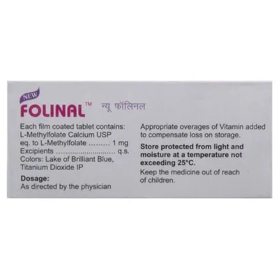 Folinal Tablet 10's, Pack of 10 TabletS