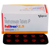 Folitrax-2.5 Tablet 10's, Pack of 10 TABLETS