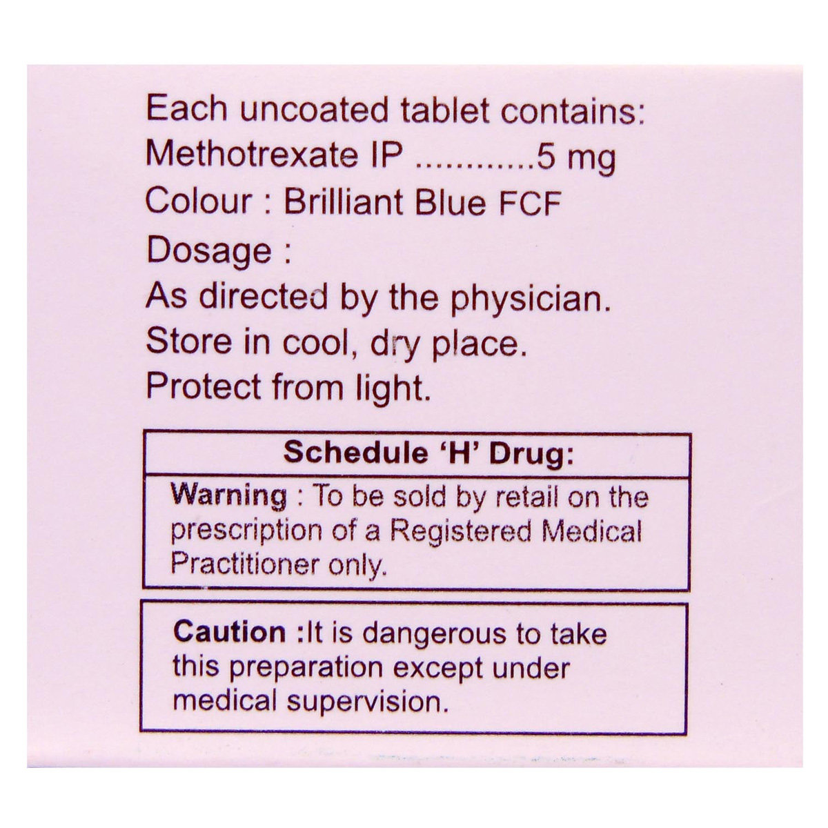 Folitrax-5 Tablet 10's, Pack of 10 TABLETS Folitrax-5 Tablet 10's, Pack of 10 TABLETS