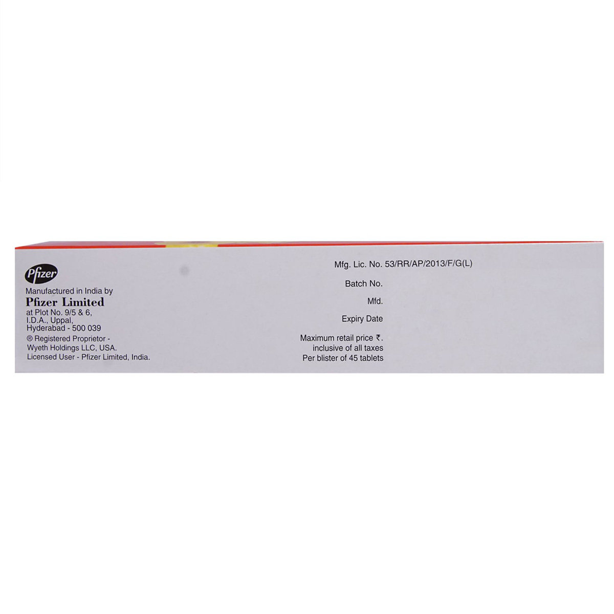 Folvite Tablet 45's, Pack of 45 TABLETS Folvite Tablet 45's, Pack of 45 TABLETS