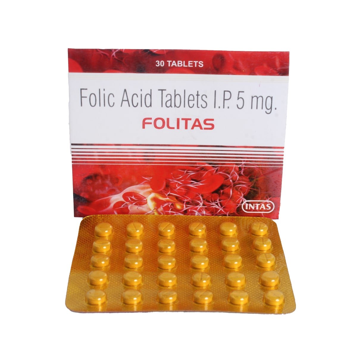Folitas 5 mg Tablet 30's, Pack of 30 TABLETS Folitas 5 mg Tablet 30's, Pack of 30 TABLETS