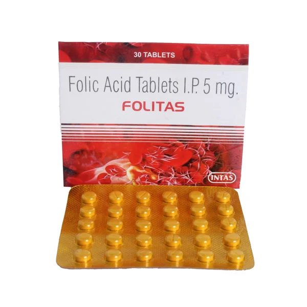 Folitas 5 mg Tablet 30's, Pack of 30 TABLETS