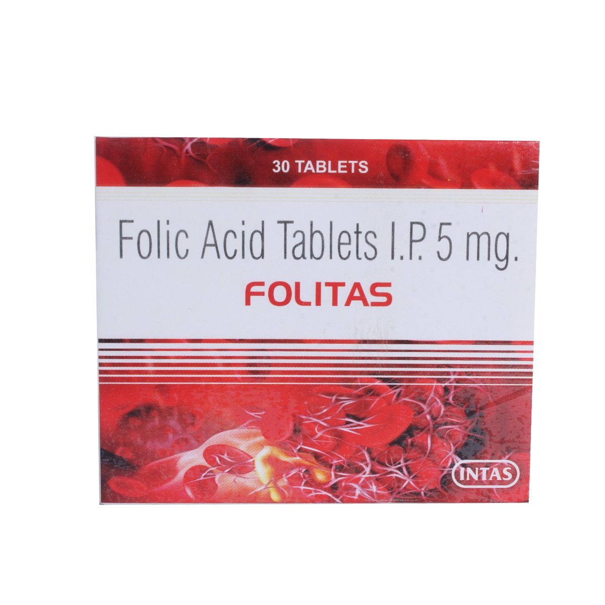 Folitas 5 mg Tablet 30's, Pack of 30 TABLETS Folitas 5 mg Tablet 30's, Pack of 30 TABLETS
