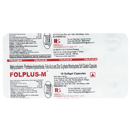 Fol Plus M Capsule 10's