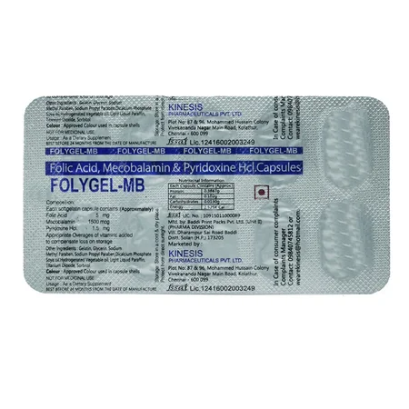 Folygel-MB Capsule 10's