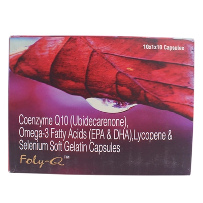 Foly-Q Softgel Capsule 10's, Pack of 10 CapsuleS