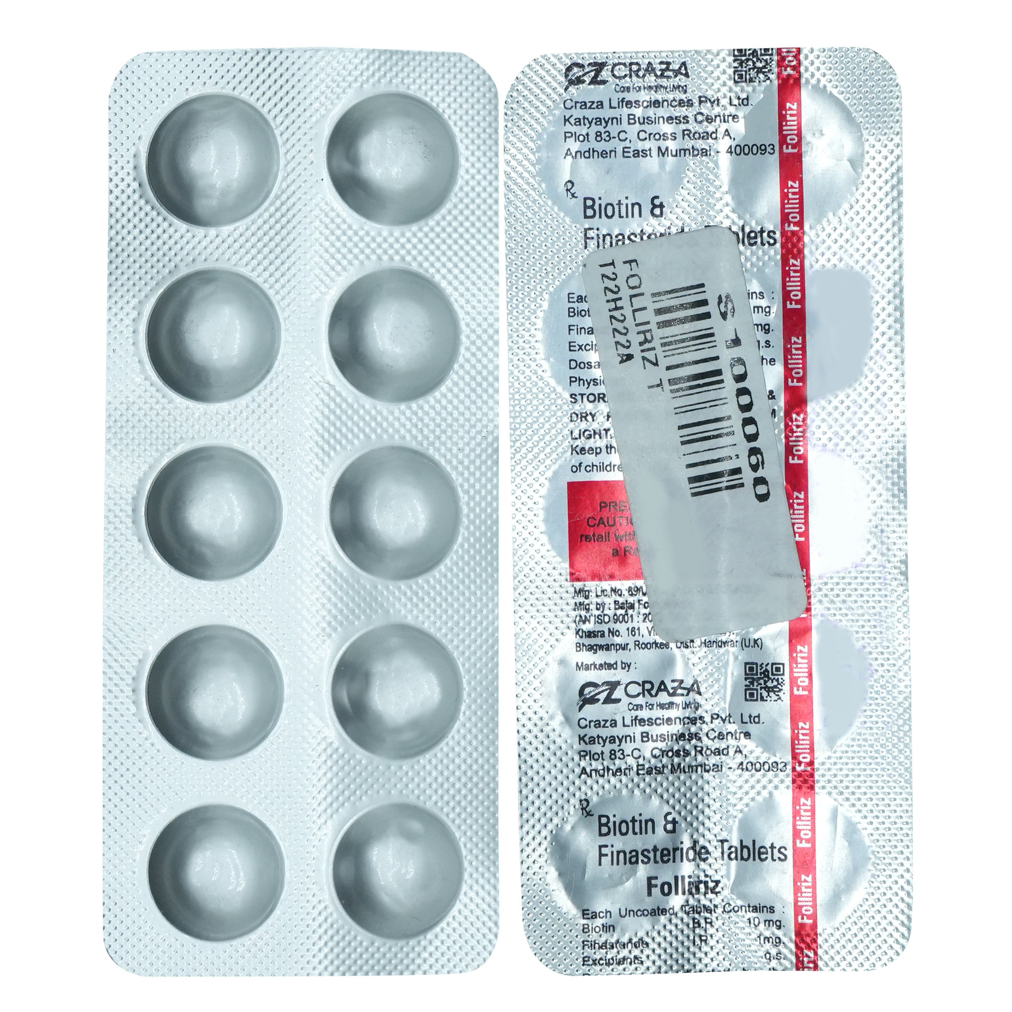 Folliriz Tablet 10's, Pack of 10 TabletS Folliriz Tablet 10's, Pack of 10 TabletS