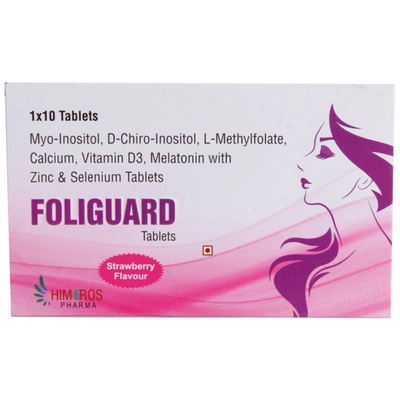 Foliguard Strawberry Tablet 10's, Pack of 10