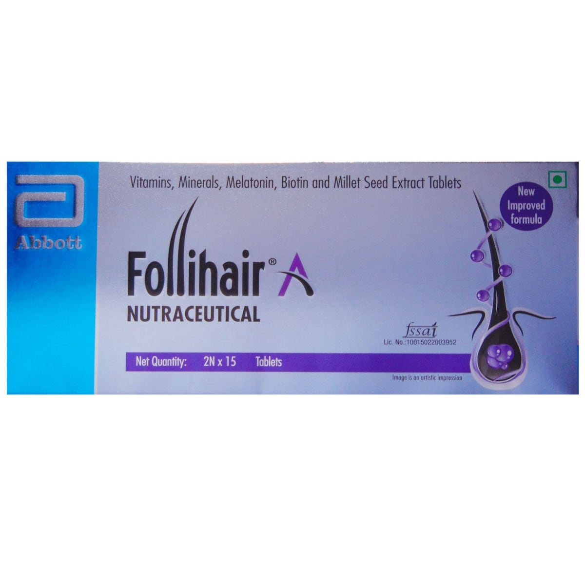 Follihair A Tablet 15's, Pack of 15 Follihair A Tablet 15's, Pack of 15