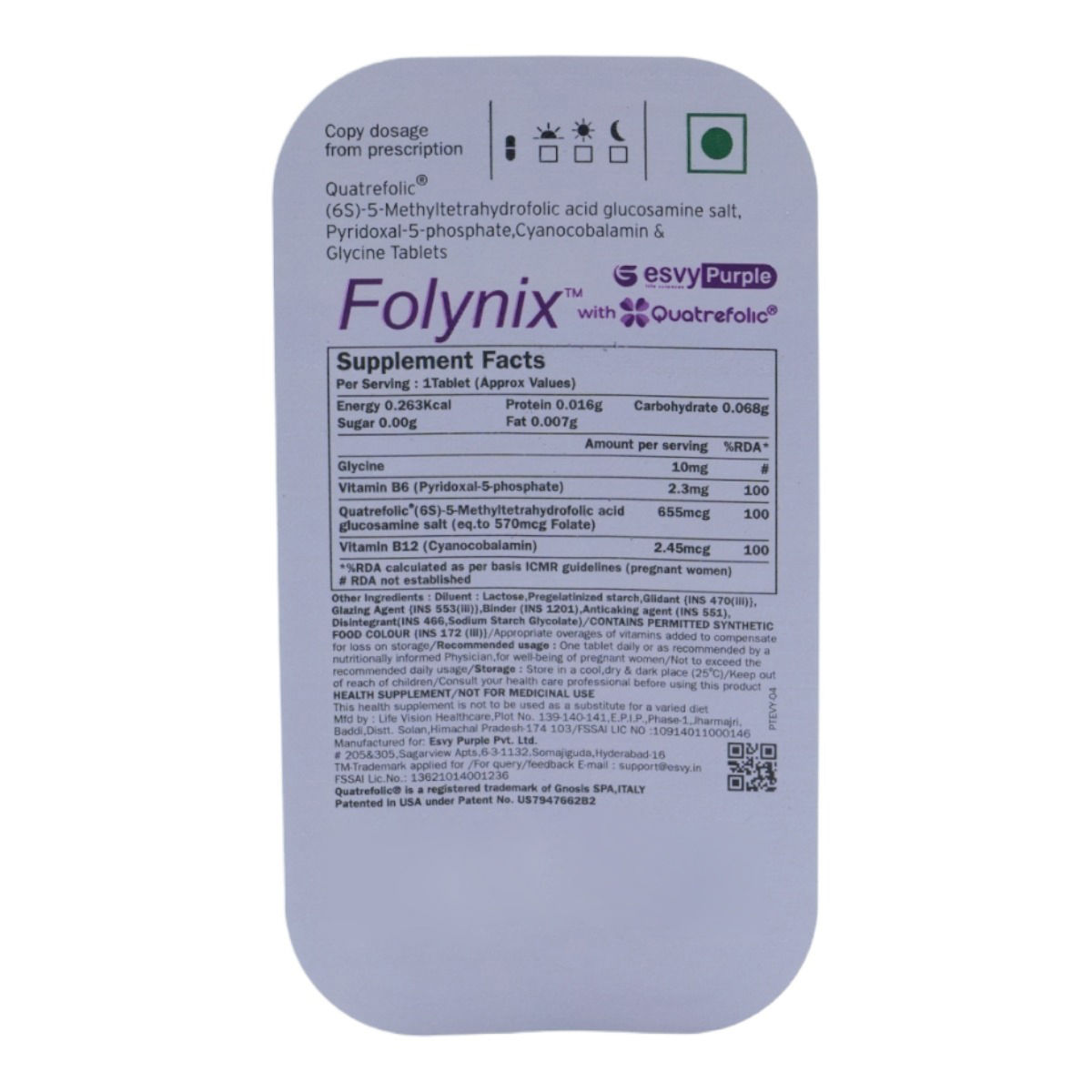 Buy Folynix Tablet 15's Online