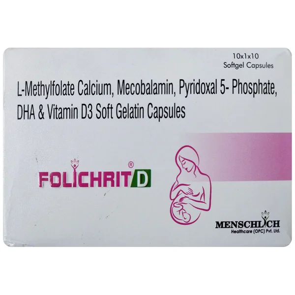 Folichrit D Softgel Capsule 10's, Pack of 10