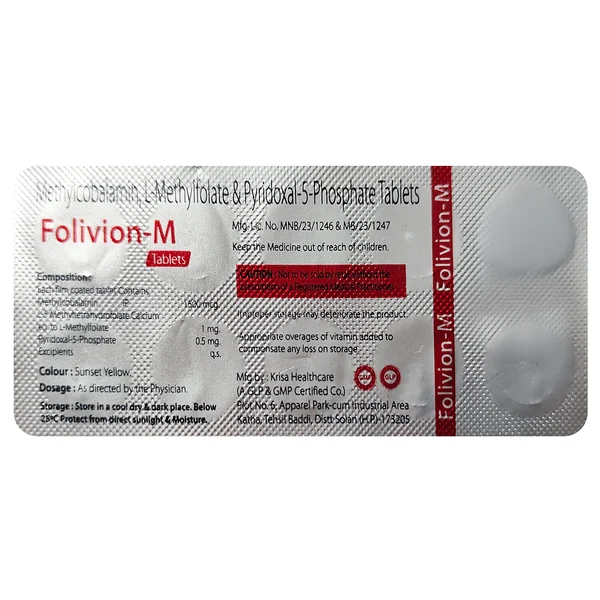 Folivion-M Tablet 10's, Pack of 10