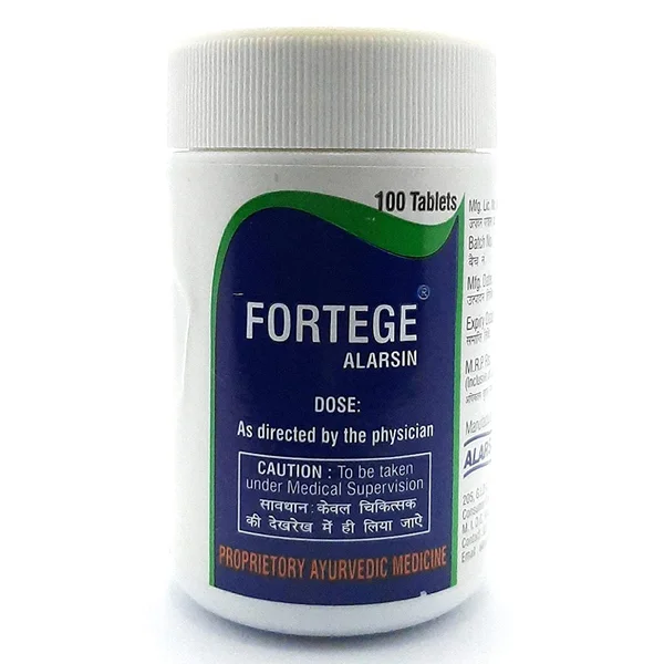 Alarsin Fortage, 100 Tablets, Pack of 1