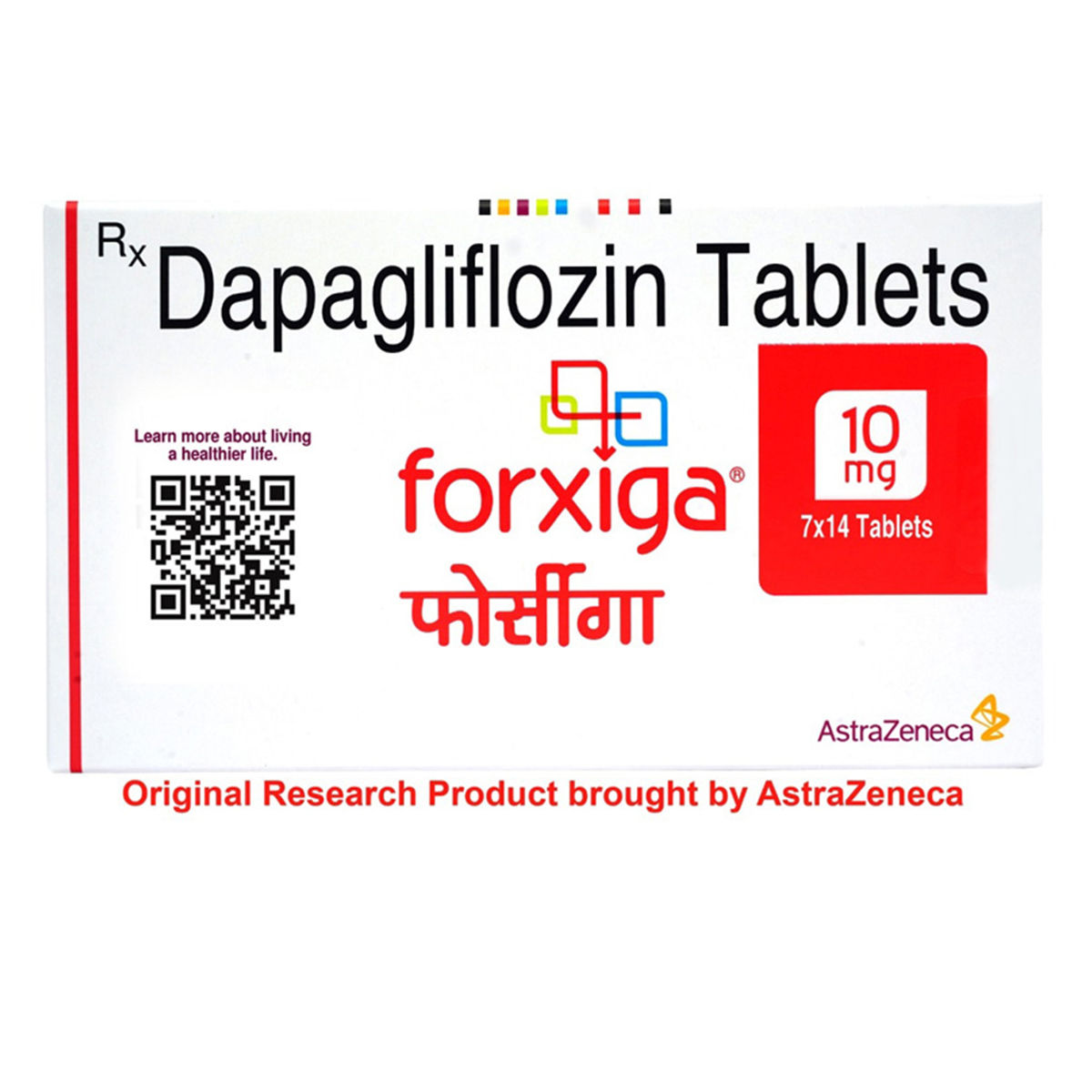 Buy Forxiga 10 mg Tablet 14's Online