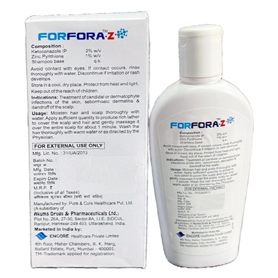 Forfora-Z Shampoo 75 ml, Pack of 1 SHAMPOO