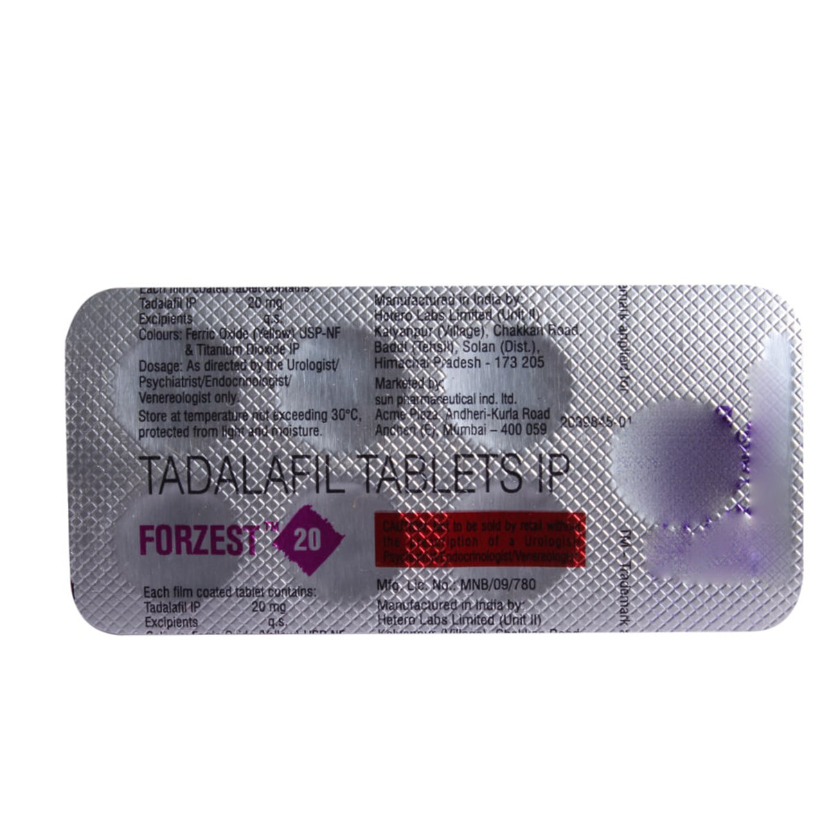 Forzest 20 Tablet 7's, Pack of 7 TabletS Forzest 20 Tablet 7's, Pack of 7 TabletS