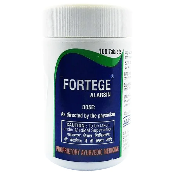 Alarsin Fortege, 100 Tablets, Pack of 1