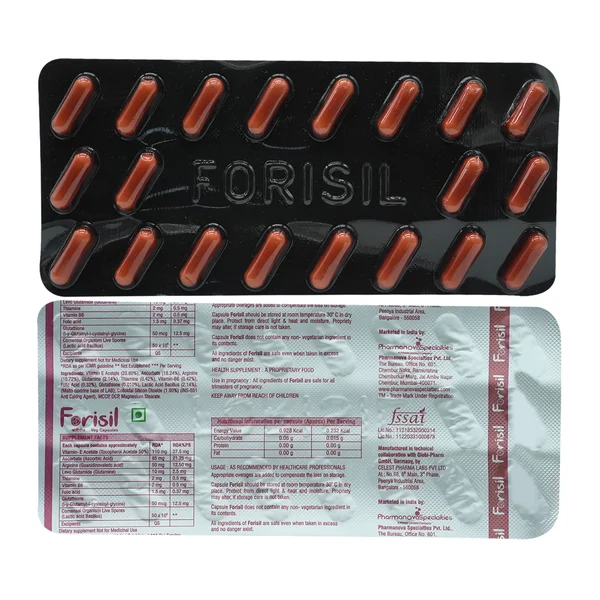 Forisil Veg Capsule 20's, Pack of 20