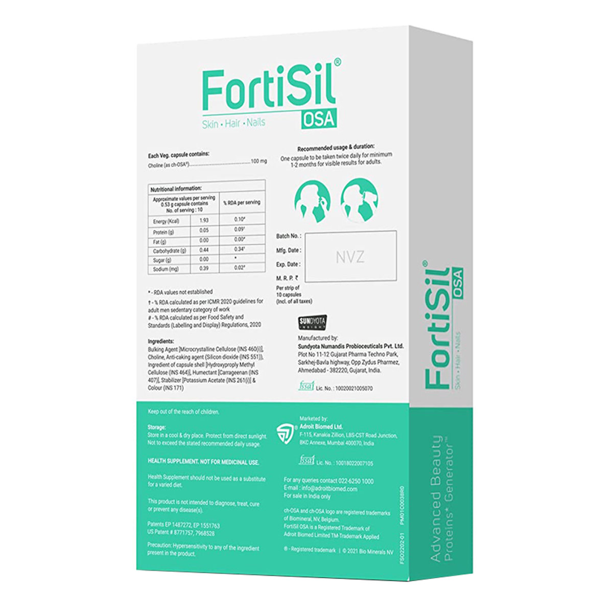 Fortisil OSA Capsule 30's, Pack of 1 Capsule Fortisil OSA Capsule 30's, Pack of 1 Capsule