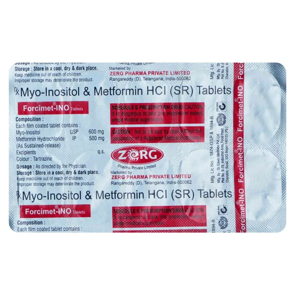 Forcimet-Ino Tablet 10's