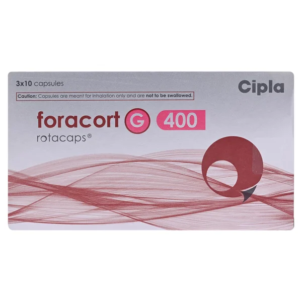 Foracort G 400 Rotacaps 10's, Pack of 10 RotacapS