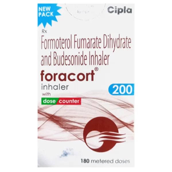 Foracort 200 Dose Counter Inhaler 180 MDI