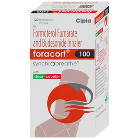 Foracort 100 Synchrobreathe With Dose Counter 120 MDI