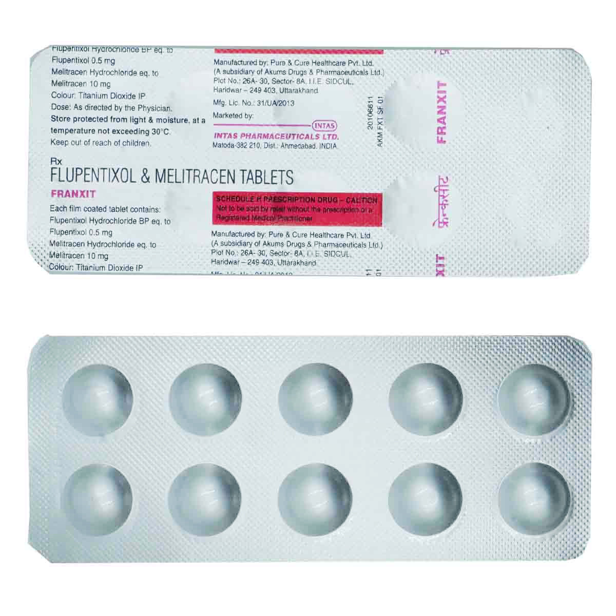 Franxit 10 mg Tablet 10's Franxit 10 mg Tablet 10's