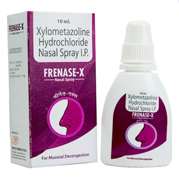 Frenase-X 0.1%W/V Nasal Spray 10 ml, Pack of 1 Spray