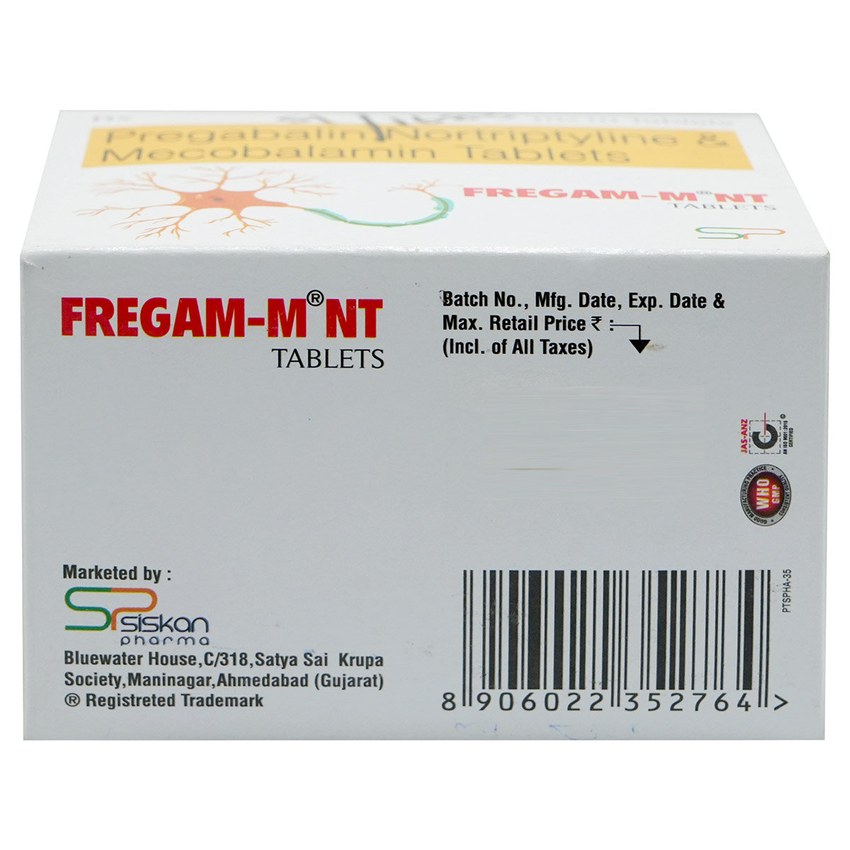 Fregam MNT Tablet 10's, Pack of 10 TabletS Fregam MNT Tablet 10's, Pack of 10 TabletS