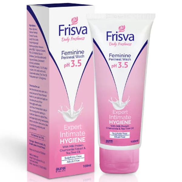 Frisva Ph 3.5 Feminine Perineal Wash 100 ml, Pack of 1