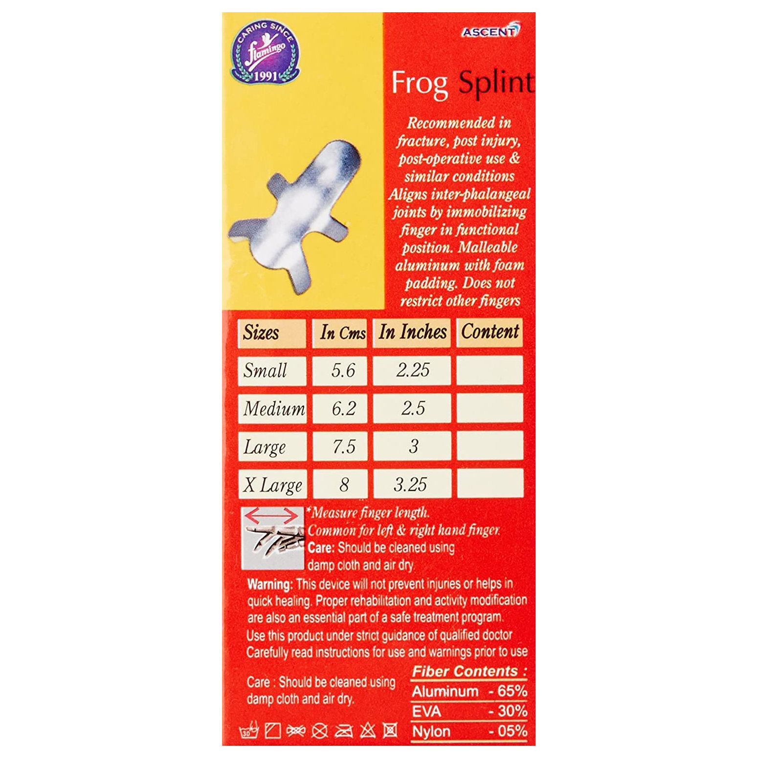 Flamingo Frog Splint small, 1 Count, Pack of 1 Flamingo Frog Splint small, 1 Count, Pack of 1