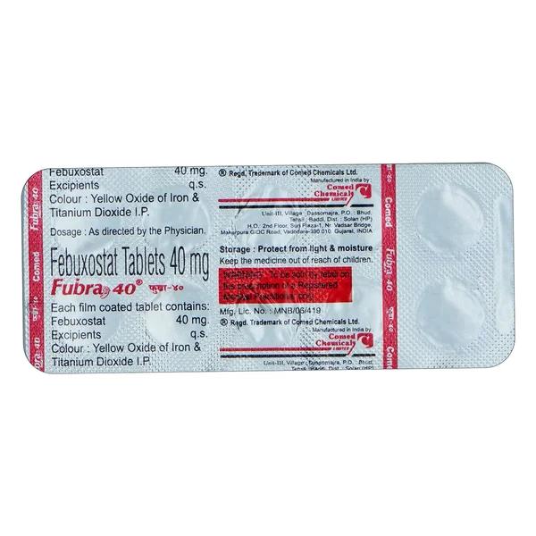 Fubra 40 Tablet 10's, Pack of 10 TABLETS