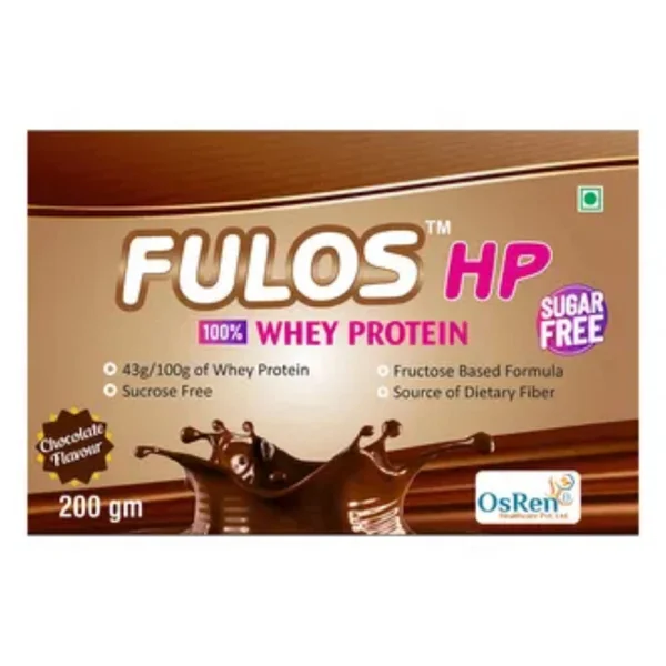 Fulos HP Sugar Free Chocolate Powder 200 gm, Pack of 1