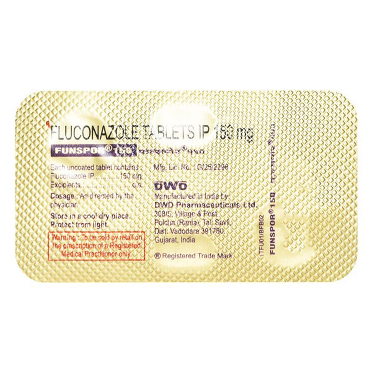 Funspor 150 Tablet 2's, Pack of 2 TABLETS Funspor 150 Tablet 2's, Pack of 2 TABLETS