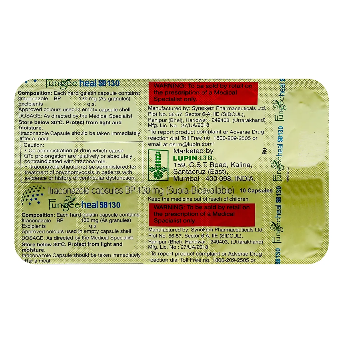 Fungeeheal Sb130 Cap Uses, Side Effects, Price Apollo Pharmacy