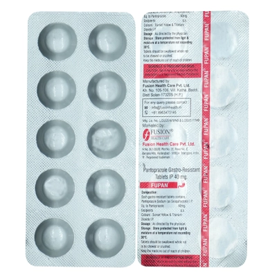 Fupan 40 mg Tablet 10's, Pack of 10 TABLETS