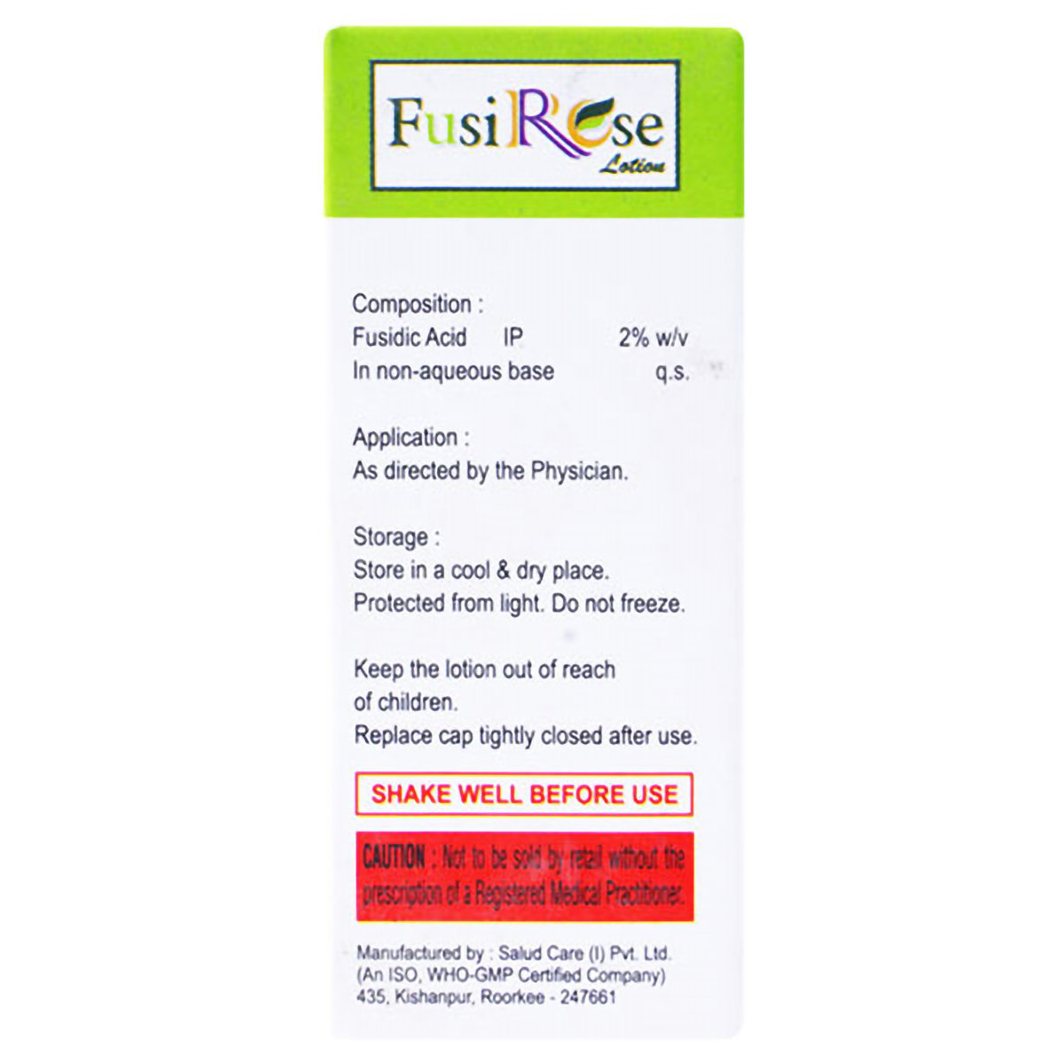 Fusirose Lotion 15 ml, Pack of 1 India Fusirose Lotion 15 ml, Pack of 1 India