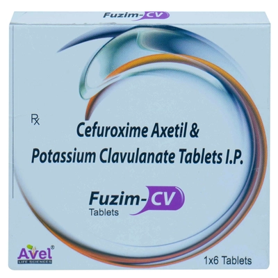 Fuzim-CV Tablet 6's, Pack of 6 TabletS