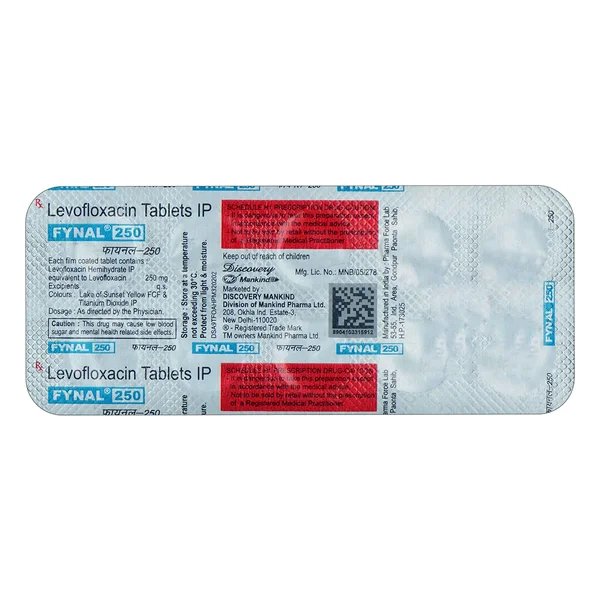 Fynal 250 mg Tablet 10's, Pack of 10 TabletS