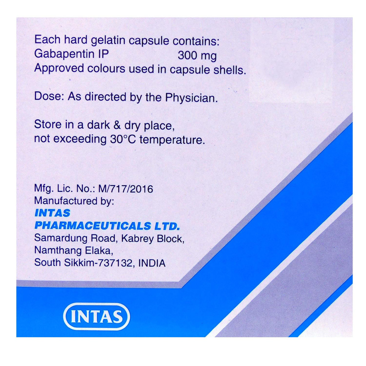 Gabapin-300 Capsule 15's, Pack of 15 CAPSULES Gabapin-300 Capsule 15's, Pack of 15 CAPSULES