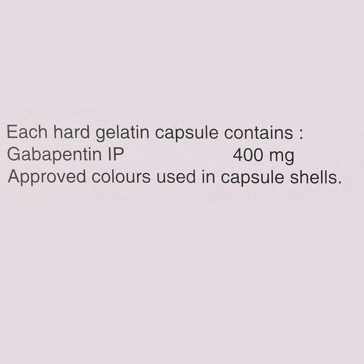 Gabapin 400 Capsule 10's, Pack of 10 CAPSULES Gabapin 400 Capsule 10's, Pack of 10 CAPSULES