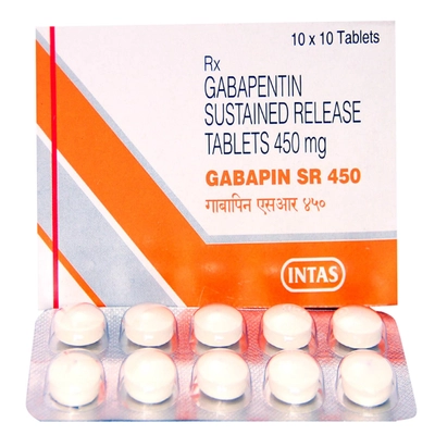 Gabapin SR 450 Tablet 10's, Pack of 10 TABLETS