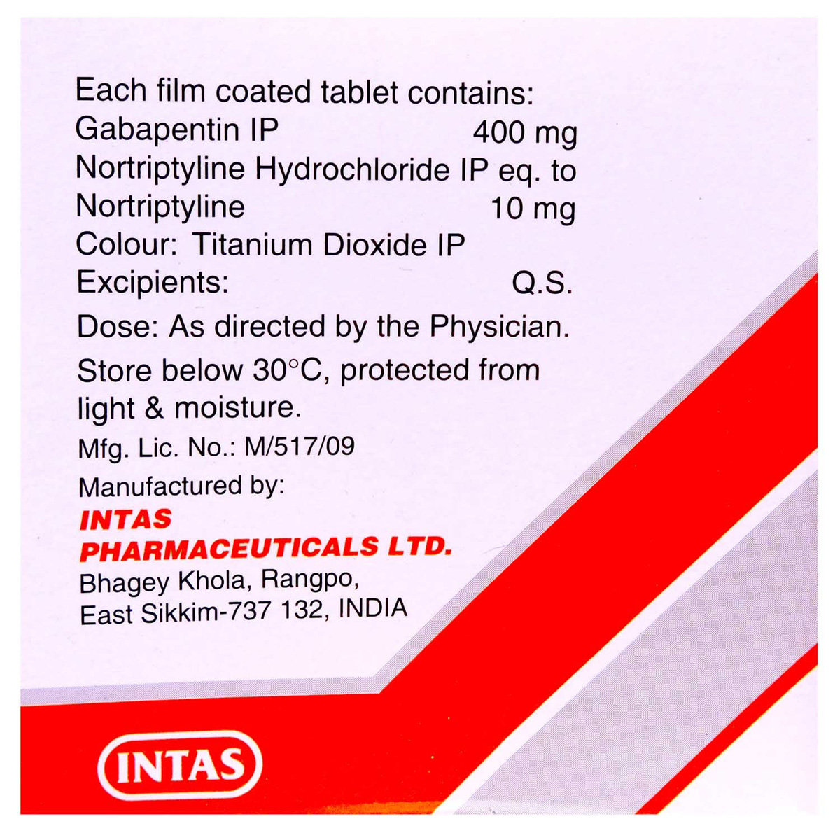 Gabapin NT Tablet 15's, Pack of 15 TABLETS Gabapin NT Tablet 15's, Pack of 15 TABLETS